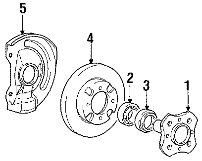 FRONT SUSPENSION. BRAKE COMPONENTS.