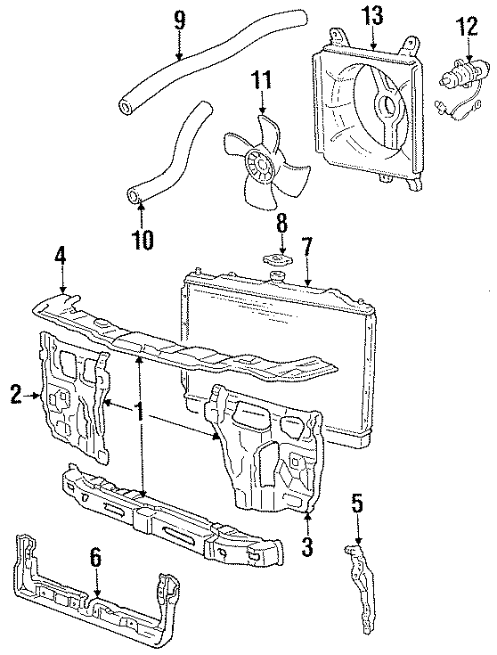 11COOLING FAN. RADIATOR & COMPONENTS. RADIATOR SUPPORT.https://images.simplepart.com/images/parts/motor/fullsize/UP89380.png