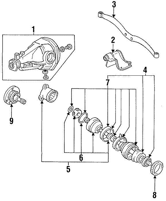 9REAR SUSPENSION. AXLE & DIFFERENTIAL. AXLE COMPONENTS.https://images.simplepart.com/images/parts/motor/fullsize/UP92475.png