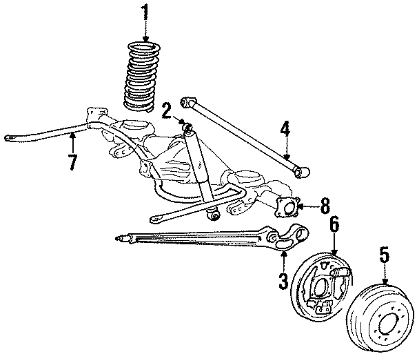 6REAR SUSPENSION. AXLE HOUSING. BRAKE COMPONENTS. STABILIZER BAR & COMPONENTS. SUSPENSION COMPONENTS.https://images.simplepart.com/images/parts/motor/fullsize/UT87262.png