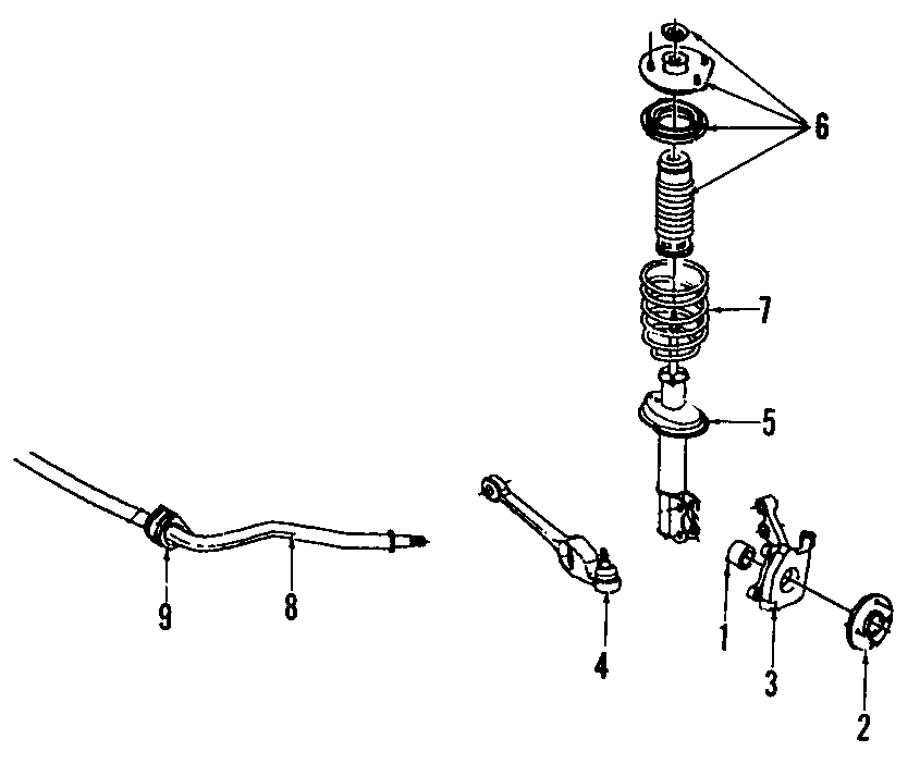 7FRONT SUSPENSION. LOWER CONTROL ARM. STABILIZER BAR. SUSPENSION COMPONENTS.https://images.simplepart.com/images/parts/motor/fullsize/V0P060.png