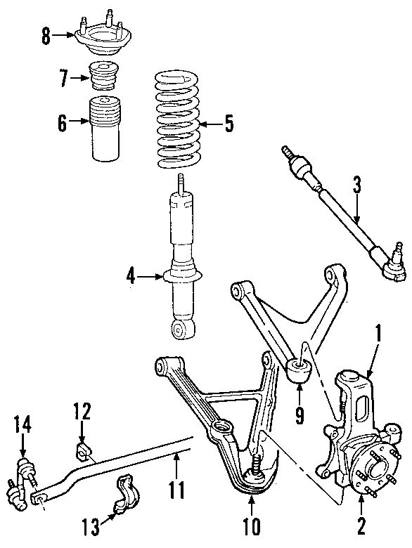 Diagram REAR SUSPENSION. LOWER CONTROL ARM. STABILIZER BAR. SUSPENSION COMPONENTS. UPPER CONTROL ARM. for your 2012 GMC Sierra 2500 HD 6.6L Duramax V8 DIESEL A/T 4WD SLT Extended Cab Pickup 