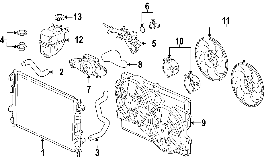 9COOLING SYSTEM. COOLING FAN. RADIATOR. WATER PUMP.https://images.simplepart.com/images/parts/motor/fullsize/V2P025.png