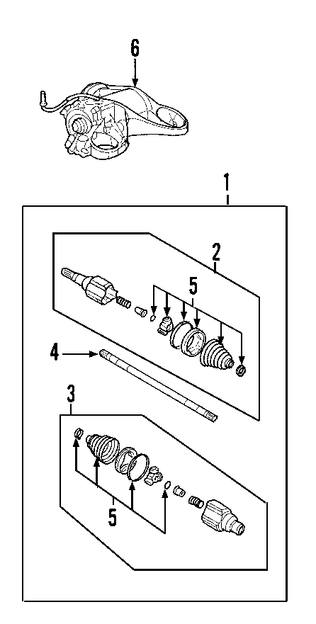 Diagram REAR AXLE. AXLE SHAFTS & JOINTS. DRIVE AXLES. PROPELLER SHAFT. for your 2012 GMC Sierra 2500 HD 6.6L Duramax V8 DIESEL A/T RWD SLE Crew Cab Pickup Fleetside 