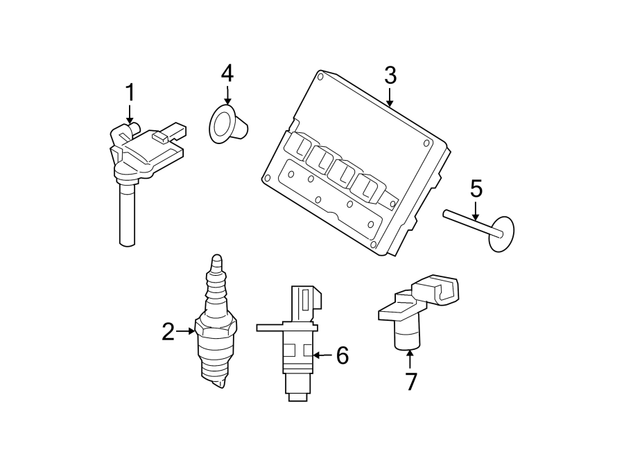 Diagram IGNITION SYSTEM. for your 1998 Dodge Ram 1500   