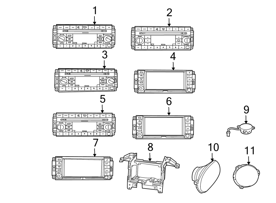 1INSTRUMENT PANEL. SOUND SYSTEM.https://images.simplepart.com/images/parts/motor/fullsize/WA05431.png