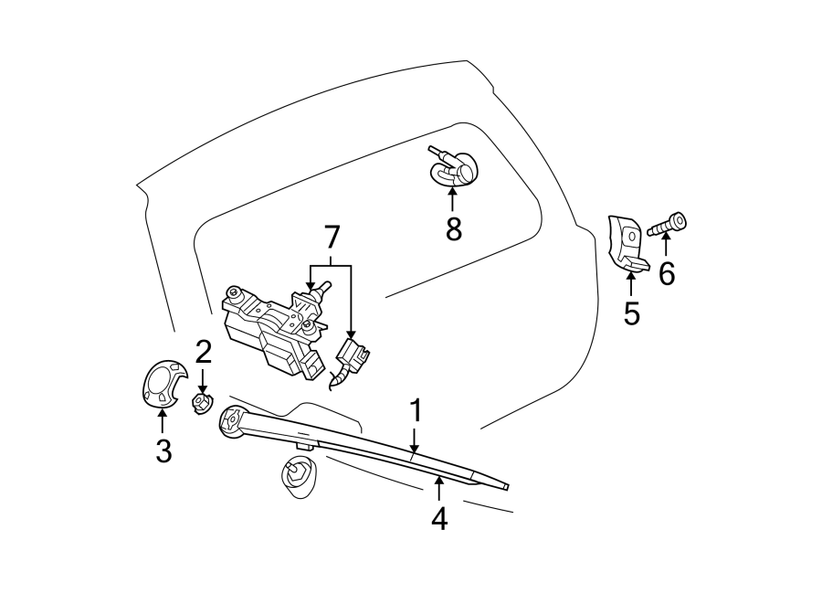 1LIFT GATE. WIPER & WASHER COMPONENTS.https://images.simplepart.com/images/parts/motor/fullsize/WA05675.png