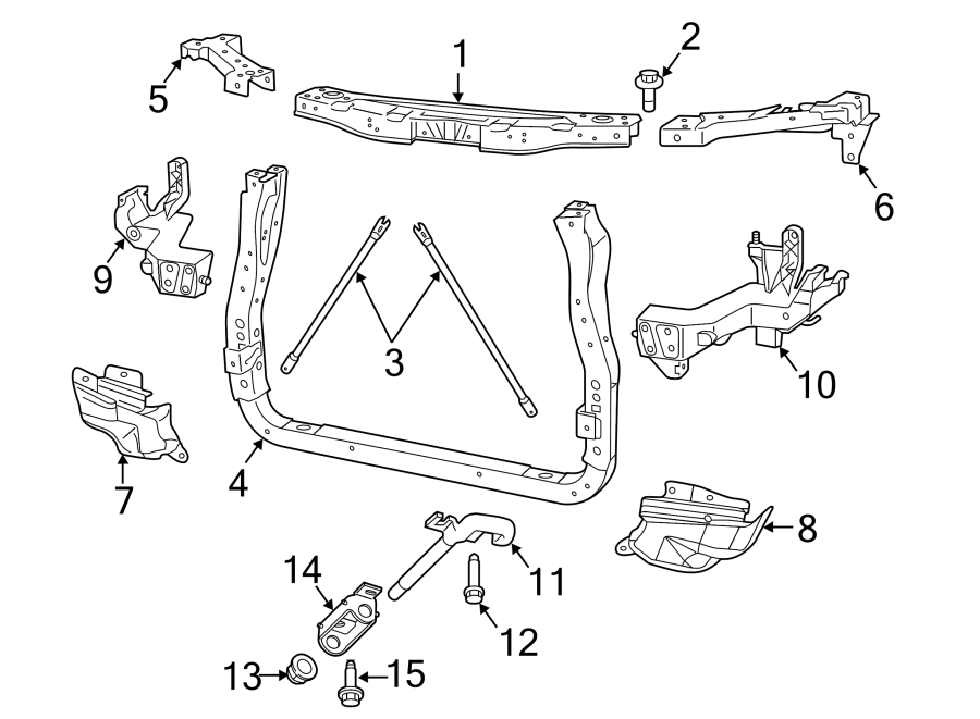 11RADIATOR SUPPORT.https://images.simplepart.com/images/parts/motor/fullsize/WA11035.png