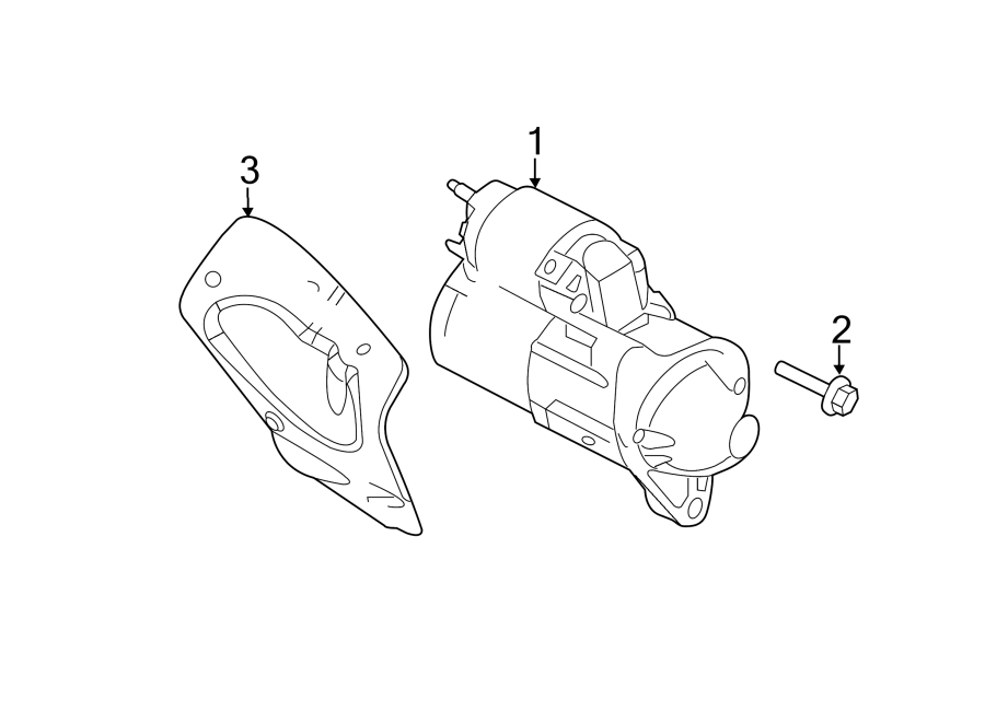 Diagram STARTER. for your Chrysler 200  