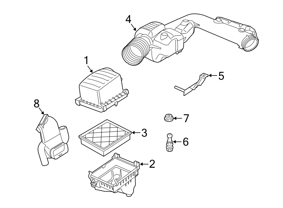 Diagram AIR INLET. for your Dodge Challenger  