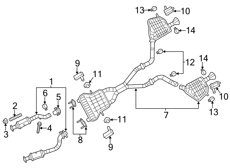 13EXHAUST SYSTEM. EXHAUST COMPONENTS.https://images.simplepart.com/images/parts/motor/fullsize/WA11328.png