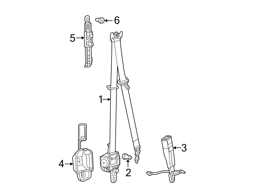 6RESTRAINT SYSTEMS. FRONT SEAT BELTS.https://images.simplepart.com/images/parts/motor/fullsize/WA11455.png