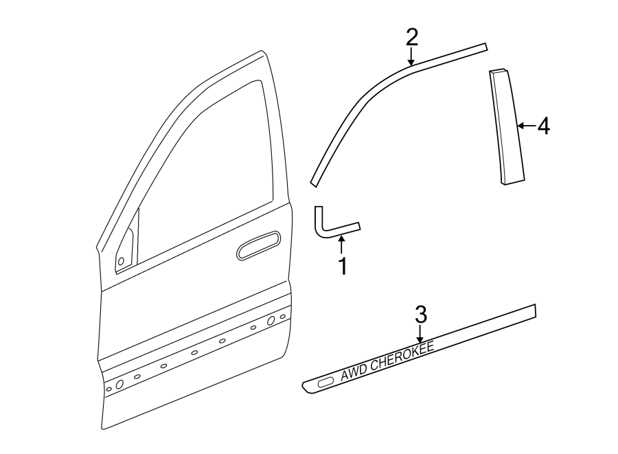 4FRONT DOOR. EXTERIOR TRIM.https://images.simplepart.com/images/parts/motor/fullsize/WA11550.png