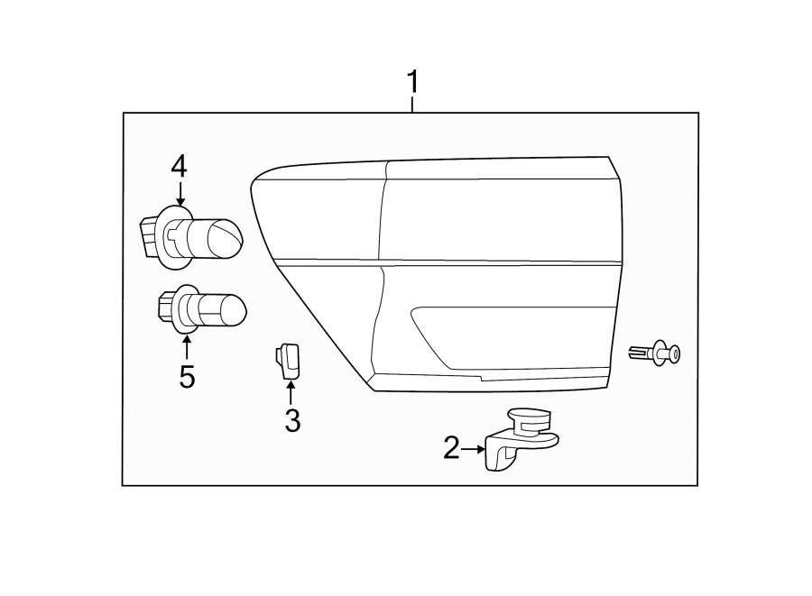 Diagram REAR LAMPS. COMBINATION LAMPS. for your Chrysler Concorde  