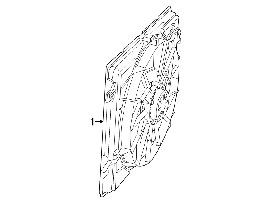 Diagram COOLING FAN. for your Jeep