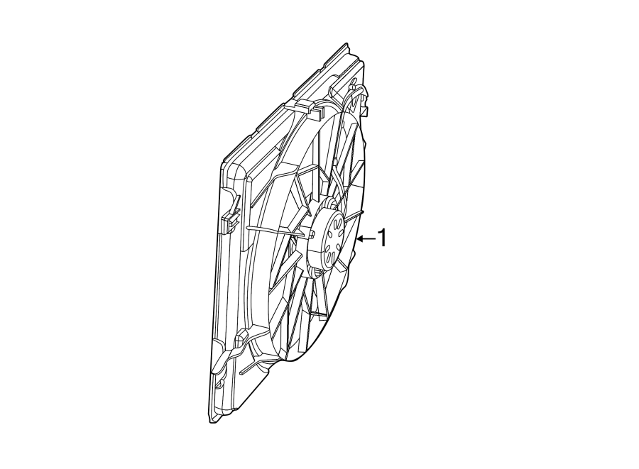 Diagram COOLING FAN. for your 2018 Jeep Grand Cherokee 3.6L Pentastar V6 FLEX A/T AWD Laredo Sport Utility 