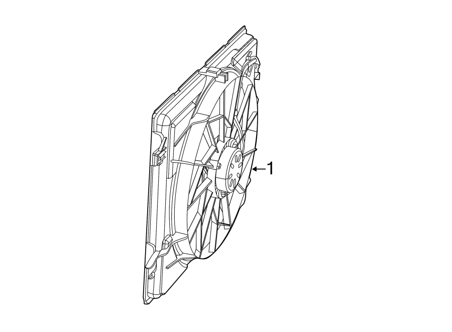 Diagram COOLING FAN. for your Jeep