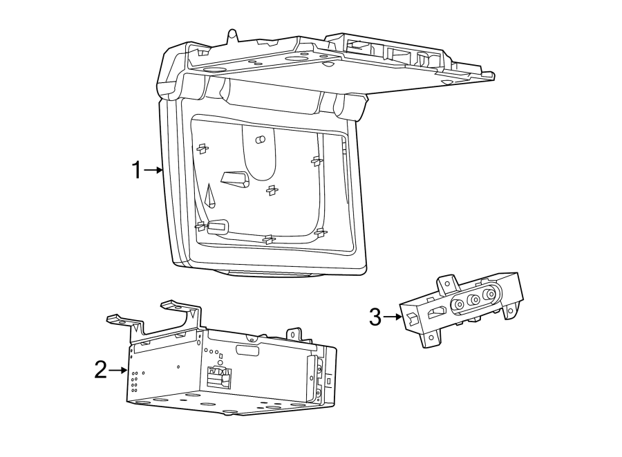 Diagram ENTERTAINMENT SYSTEM COMPONENTS. for your 2018 Jeep Grand Cherokee 6.4L HEMI V8 A/T AWD SRT Sport Utility 