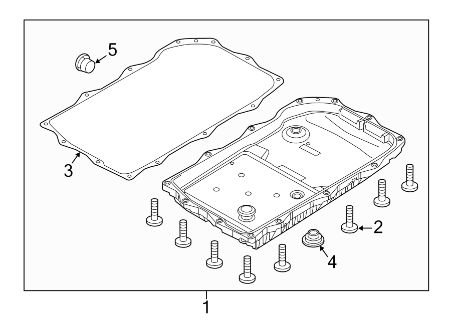 Diagram TRANSMISSION COMPONENTS. for your Jeep Grand Cherokee  