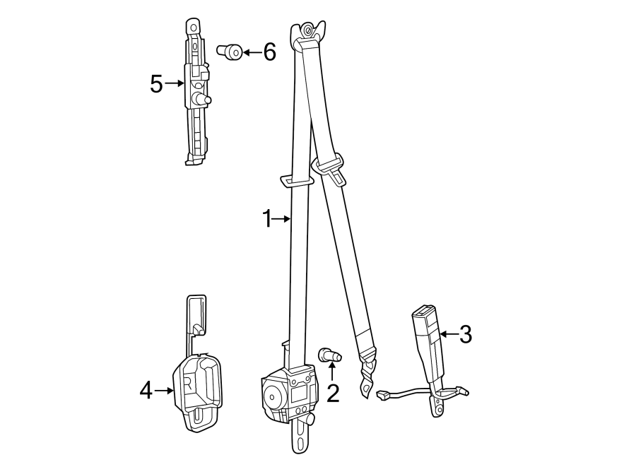 2RESTRAINT SYSTEMS. FRONT SEAT BELTS.https://images.simplepart.com/images/parts/motor/fullsize/WA14605.png