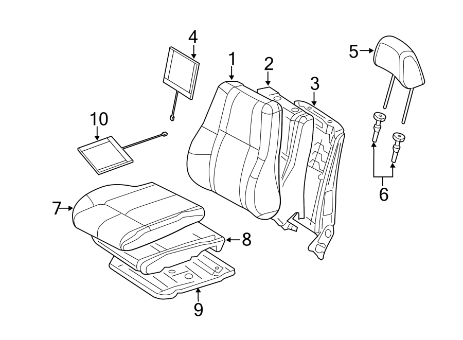 8SEATS & TRACKS. FRONT SEAT COMPONENTS.https://images.simplepart.com/images/parts/motor/fullsize/WA14610.png