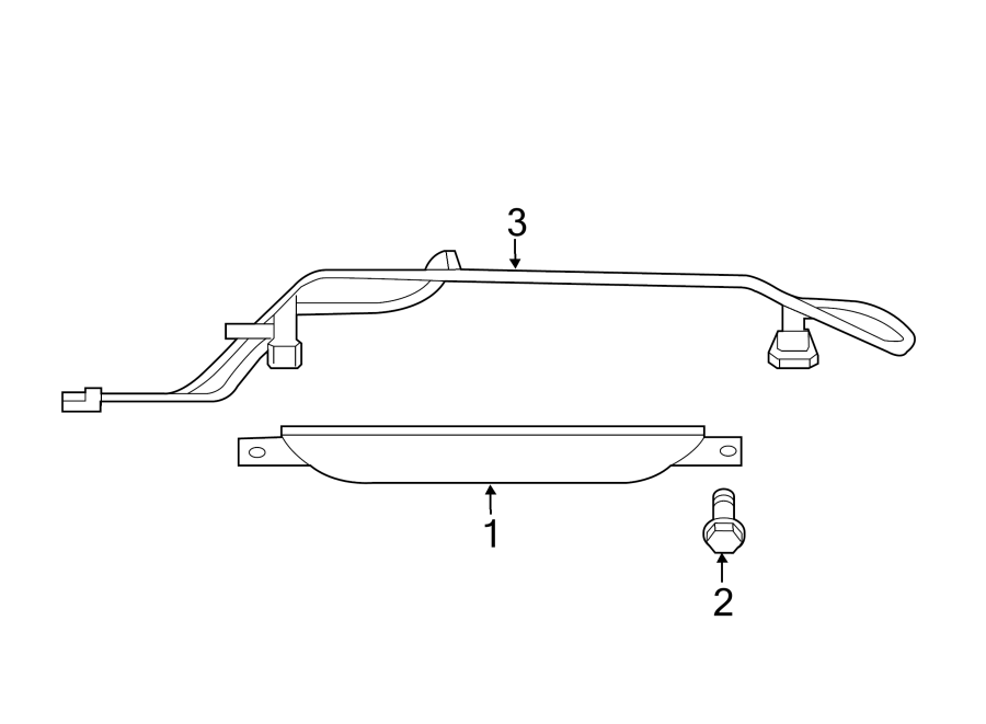 Diagram REAR LAMPS. HIGH MOUNT LAMPS. for your 2018 Jeep Grand Cherokee -L - cylinder A/T AWD SRT Sport Utility 