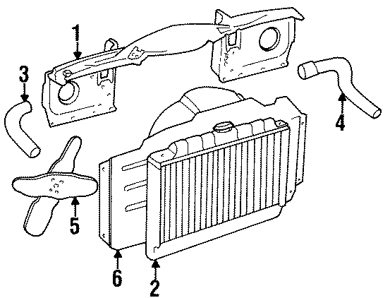 4COOLING FAN. RADIATOR & COMPONENTS. RADIATOR SUPPORT.https://images.simplepart.com/images/parts/motor/fullsize/WA9030.png