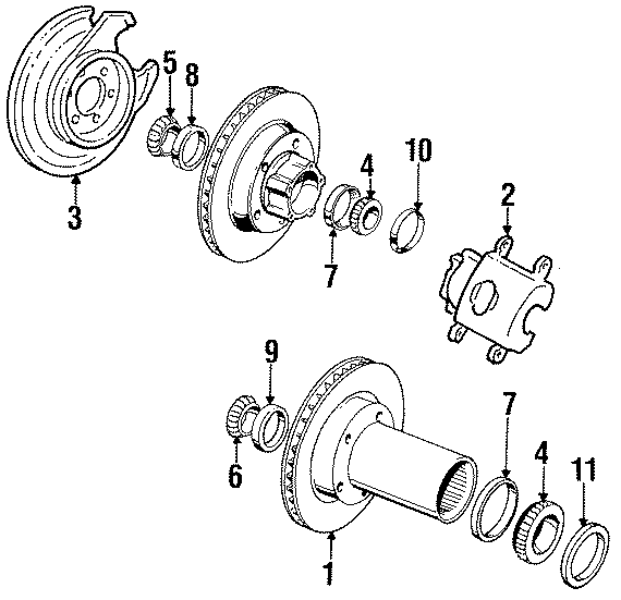 5FRONT SUSPENSION. BRAKE COMPONENTS.https://images.simplepart.com/images/parts/motor/fullsize/WA9060.png