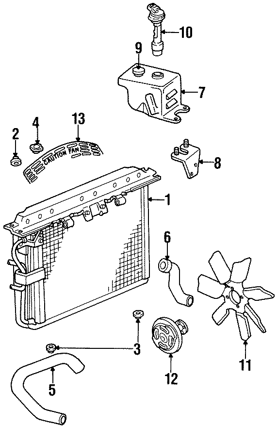 6COOLING FAN. RADIATOR & COMPONENTS.https://images.simplepart.com/images/parts/motor/fullsize/WA95090.png