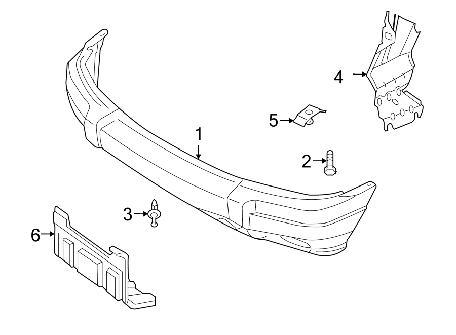 6FRONT BUMPER. BUMPER & COMPONENTS.https://images.simplepart.com/images/parts/motor/fullsize/WA99008.png