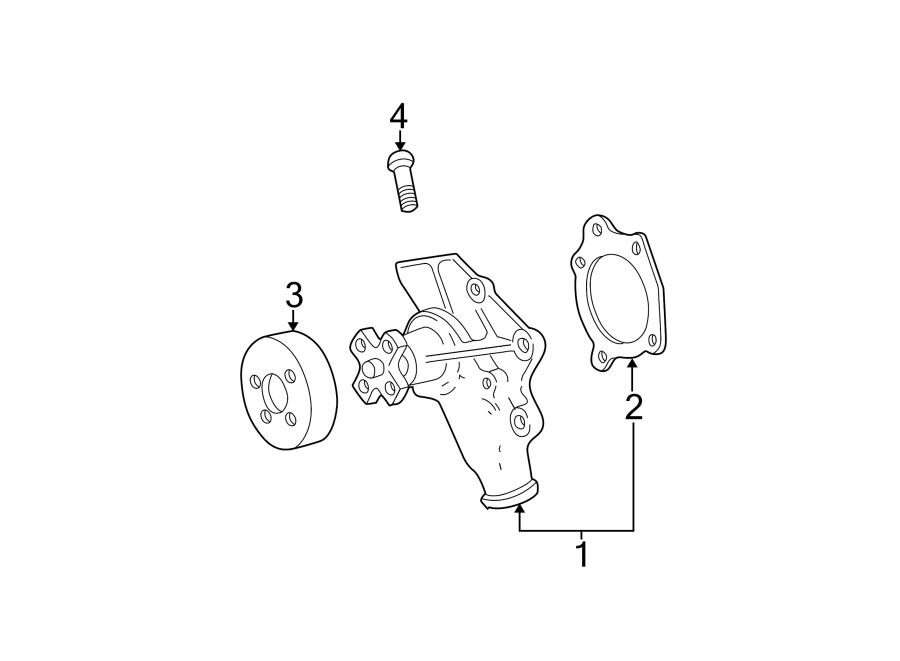 Diagram WATER PUMP. for your 2018 Jeep Wrangler   