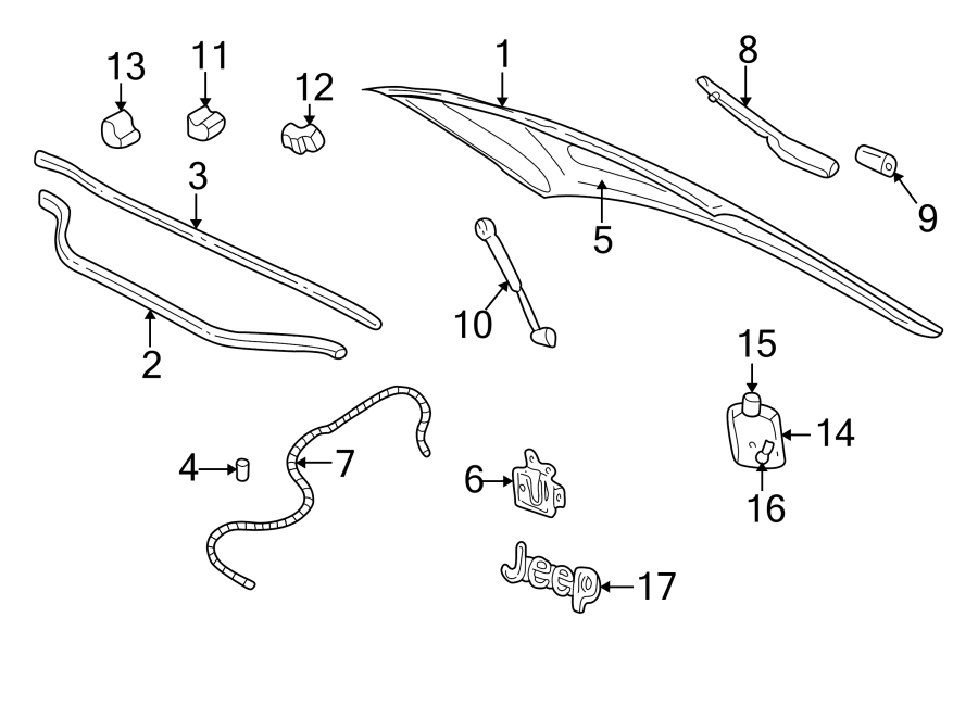 16EXTERIOR TRIM. HOOD & COMPONENTS.https://images.simplepart.com/images/parts/motor/fullsize/WA99100.png