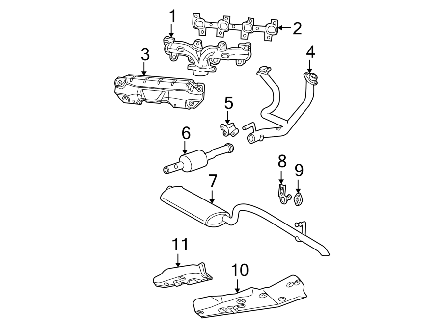 2EXHAUST SYSTEM. EXHAUST COMPONENTS.https://images.simplepart.com/images/parts/motor/fullsize/WA99210.png