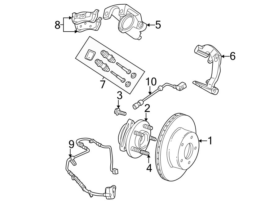 3FRONT SUSPENSION. BRAKE COMPONENTS.https://images.simplepart.com/images/parts/motor/fullsize/WA99225.png