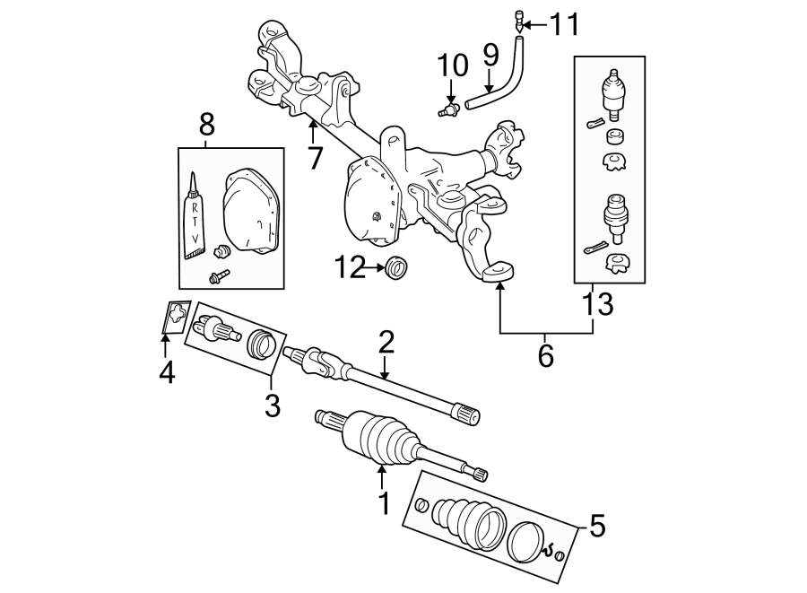 5FRONT SUSPENSION. FRONT AXLE & CARRIER.https://images.simplepart.com/images/parts/motor/fullsize/WA99240.png