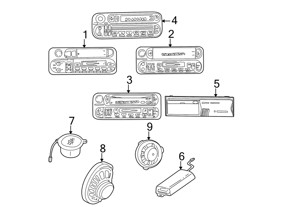 2Instrument panel. Sound system.https://images.simplepart.com/images/parts/motor/fullsize/WA99390.png