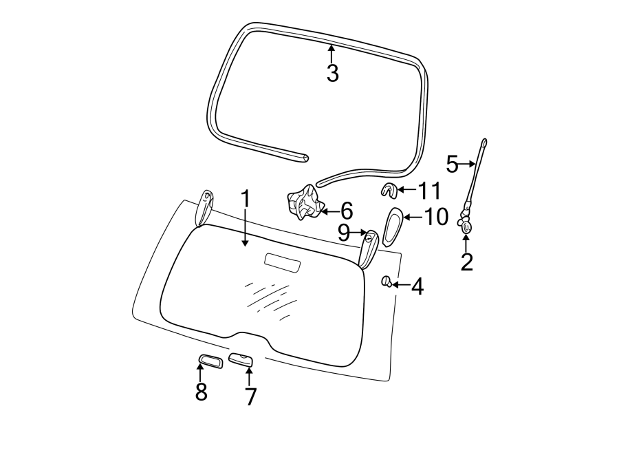 2LIFT GATE. GLASS.https://images.simplepart.com/images/parts/motor/fullsize/WA99605.png