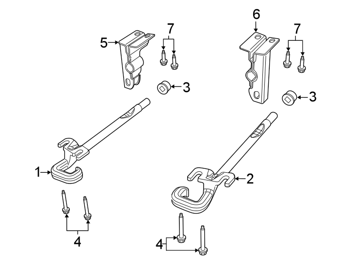 7Front bumper. Exterior trim.https://images.simplepart.com/images/parts/motor/fullsize/WB14014.png