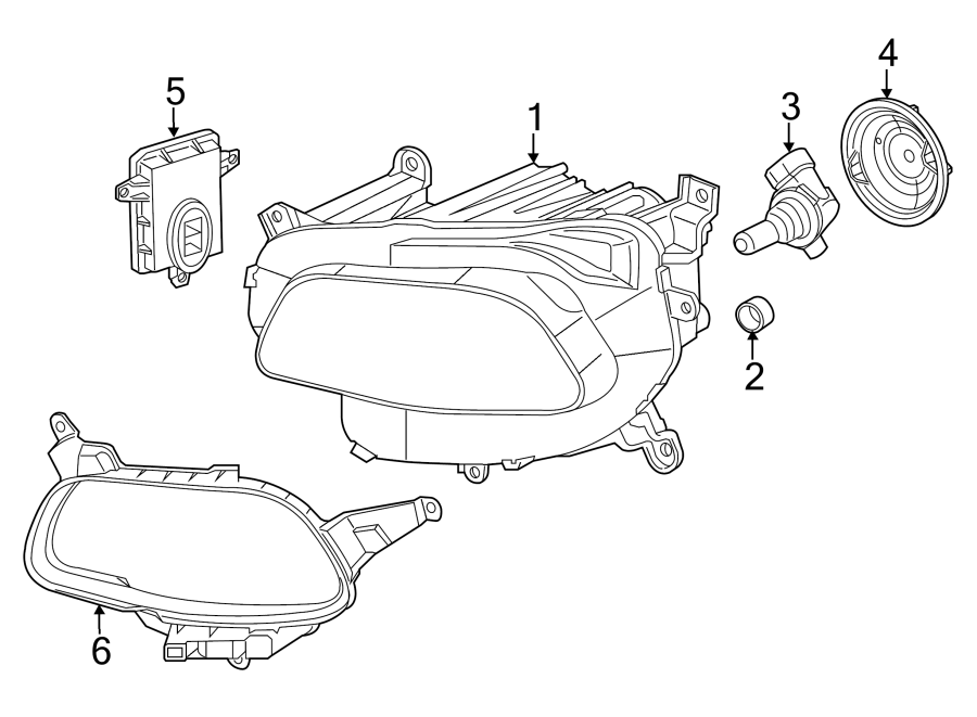 3FRONT LAMPS. HEADLAMP COMPONENTS.https://images.simplepart.com/images/parts/motor/fullsize/WB14030.png