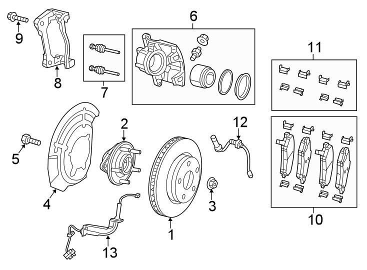 2FRONT SUSPENSION. BRAKE COMPONENTS.https://images.simplepart.com/images/parts/motor/fullsize/WB14301.png