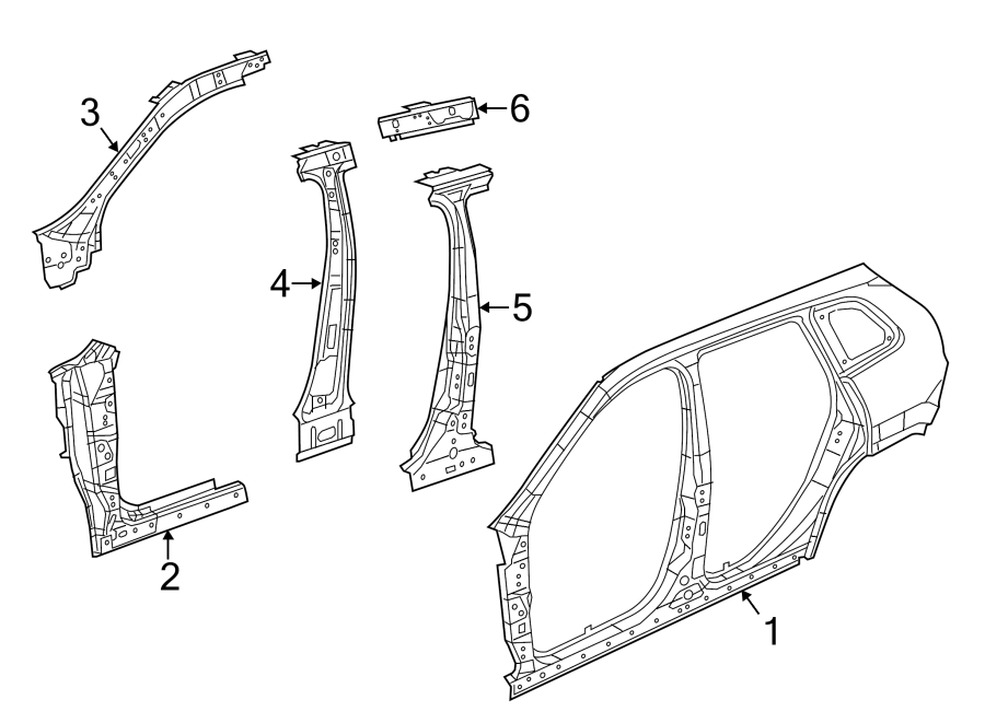 2PILLARS. ROCKER & FLOOR. UNISIDE.https://images.simplepart.com/images/parts/motor/fullsize/WB14485.png