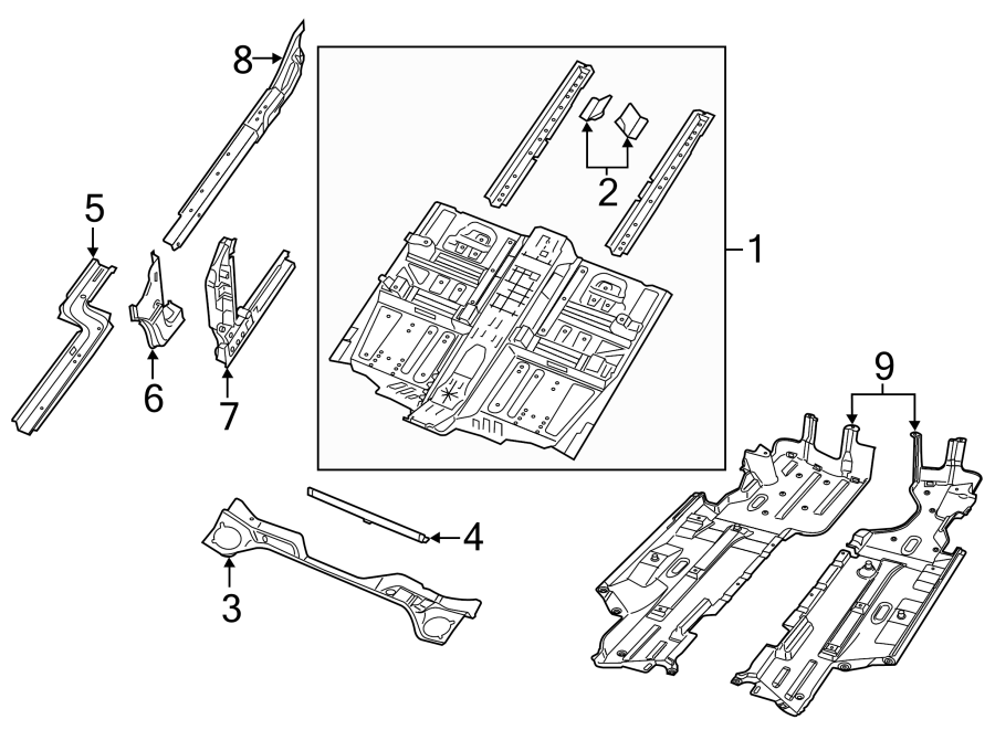 3PILLARS. ROCKER & FLOOR. FLOOR & RAILS.https://images.simplepart.com/images/parts/motor/fullsize/WB14490.png