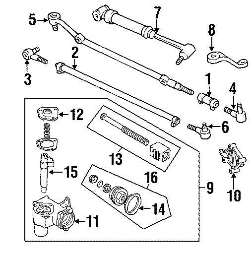 1STEERING GEAR & LINKAGE.https://images.simplepart.com/images/parts/motor/fullsize/WB4081.png