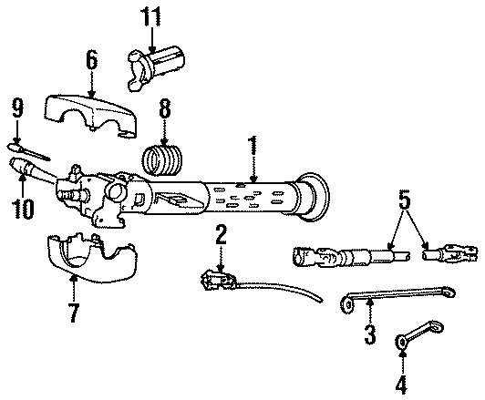 3SHROUD. STEERING COLUMN ASSEMBLY. SWITCHES & LEVERS.https://images.simplepart.com/images/parts/motor/fullsize/WB4086.png