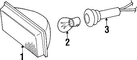 Diagram FRONT LAMPS. PARK LAMPS. for your 2017 Ram 1500 HFE Extended Cab Pickup Fleetside  