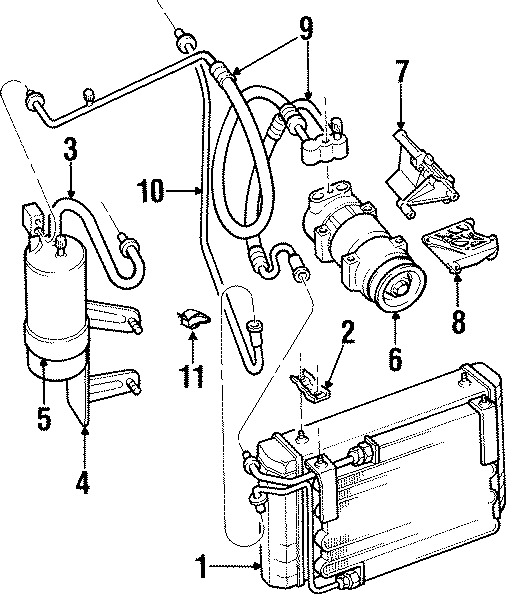 6AIR CONDITIONER & HEATER. COMPRESSOR & LINES. CONDENSER.https://images.simplepart.com/images/parts/motor/fullsize/WB97070.png