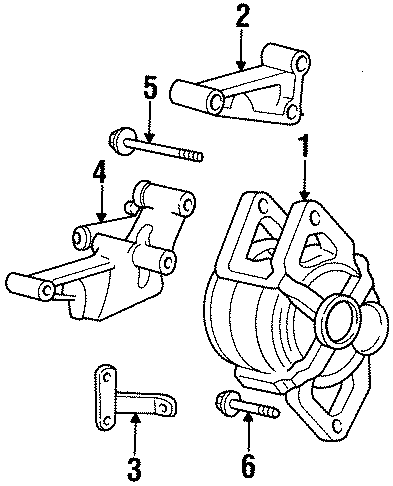 Diagram ALTERNATOR. for your 2000 Jeep Wrangler  SE 