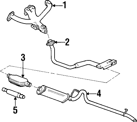 1EXHAUST SYSTEM. EXHAUST COMPONENTS.https://images.simplepart.com/images/parts/motor/fullsize/WB97166.png