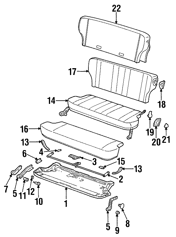 6SEATS & TRACKS. REAR SEAT COMPONENTS.https://images.simplepart.com/images/parts/motor/fullsize/WB97300.png