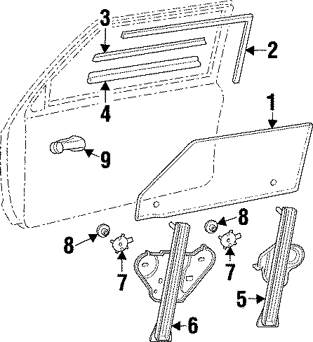 2FRONT DOOR. GLASS & HARDWARE.https://images.simplepart.com/images/parts/motor/fullsize/WB97355.png